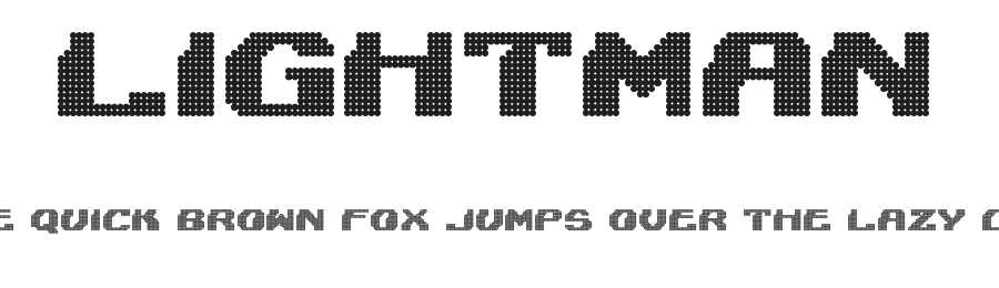 Lightman by TracerTong Fontworks β Display Font