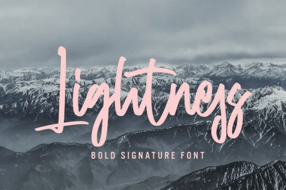 Lightness Font by Arendxstudio — Script Handwritten Font