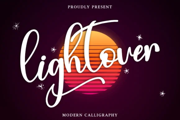 Lightover Font by Sakha Design — Script Handwritten Font