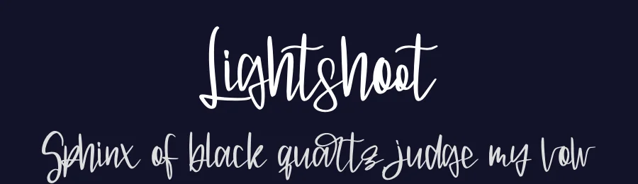 Lightshoot by Perspectype Studio - Letterena.com — Script Handwritten Font — thumbnail 2