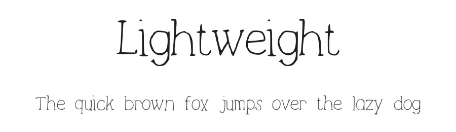 Lightweight