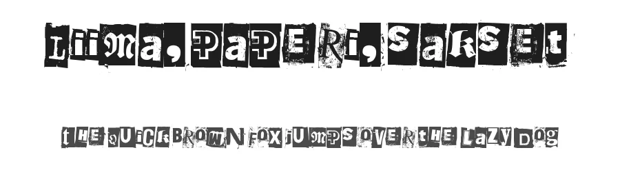 Liima, paperi, sakset