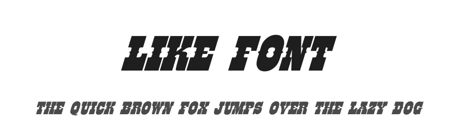 Like Font by Billy Argel Fonts ® — Decorative Font