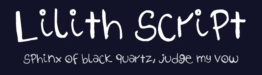 Lilith Script by Lilith Fate — Script Handwritten Font — thumbnail 2