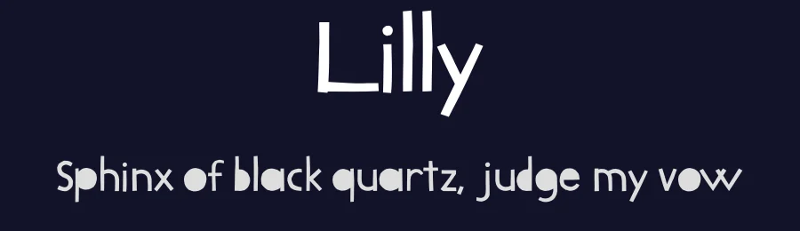 Lilly by Letters + Numbers — Decorative Font — thumbnail 2