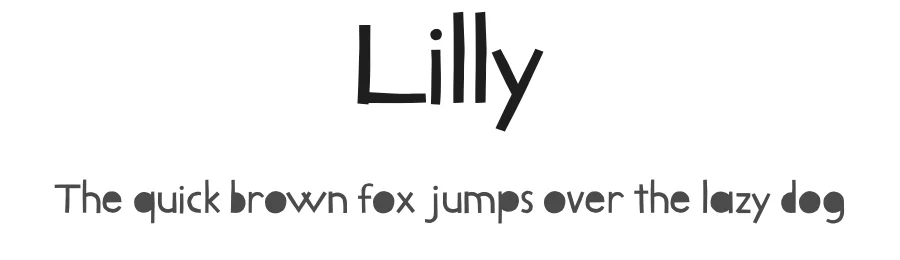 Lilly by Letters + Numbers — Decorative Font