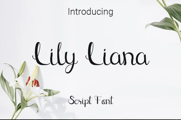 Lily Liana Font by RoninDesign โ Script Handwritten Font