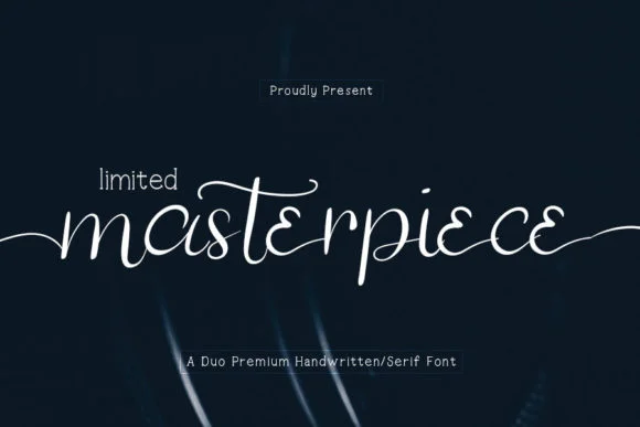 Limited Masterpiece Font by Creassion Studio — Script Handwritten Font