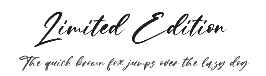 Limited Edition