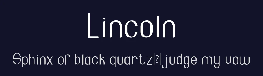 Lincoln by Haksen Studio — Sans Serif Font — thumbnail 2