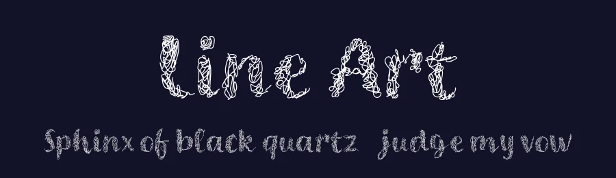 Line Art by Tera Asset Garage — Script Handwritten Font — thumbnail 2