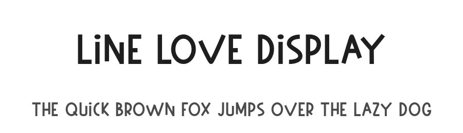Line Love Display