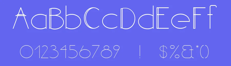 Line style by Henry Paúl Sánchez Cuarán — Sans Serif Font — thumbnail 3
