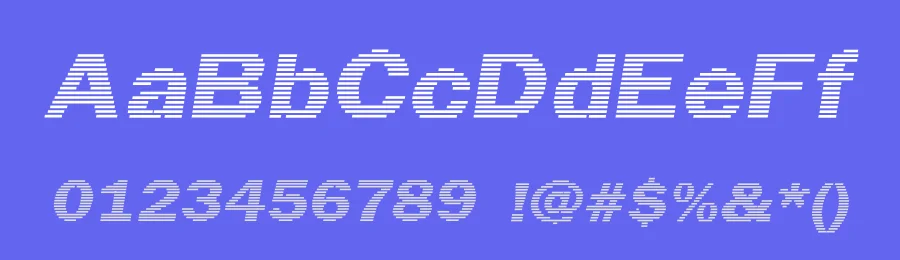 Linear Beam by GemFonts / Typotheticals — Display Font — thumbnail 3