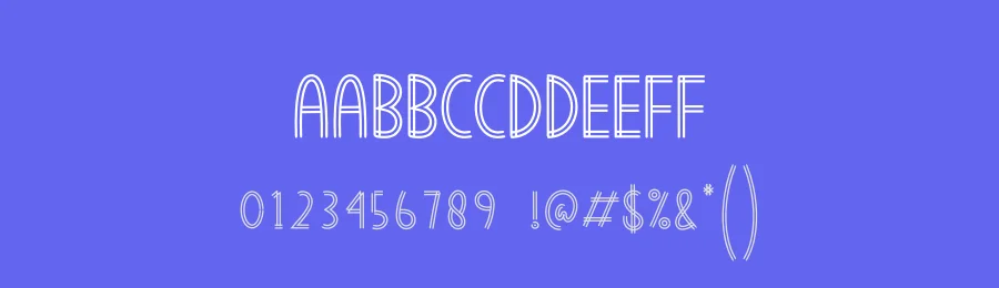 Linedoor by Andi Moz — Decorative Font — thumbnail 3