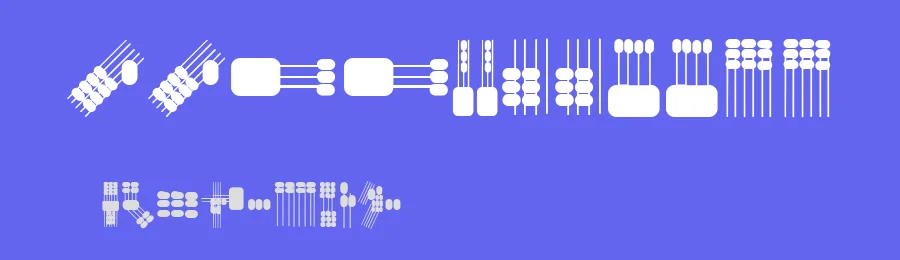 Lines and Objects by Vladimir Nikolic — Dingbats Font — thumbnail 3