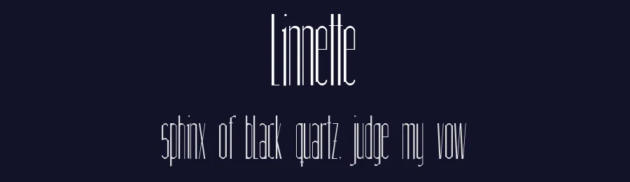 Linnette by estoeslomio — Decorative Font — thumbnail 2