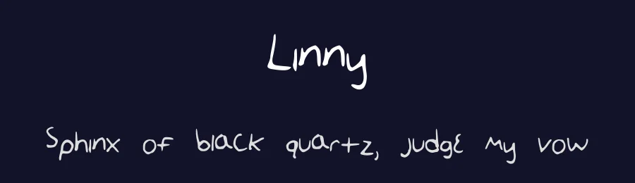 Linny by Linny — Script Handwritten Font — thumbnail 2