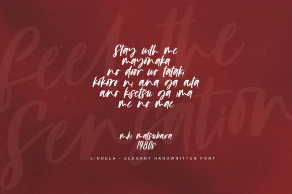 Linoela Font by Fourlines.design — Script Handwritten Font — thumbnail 9