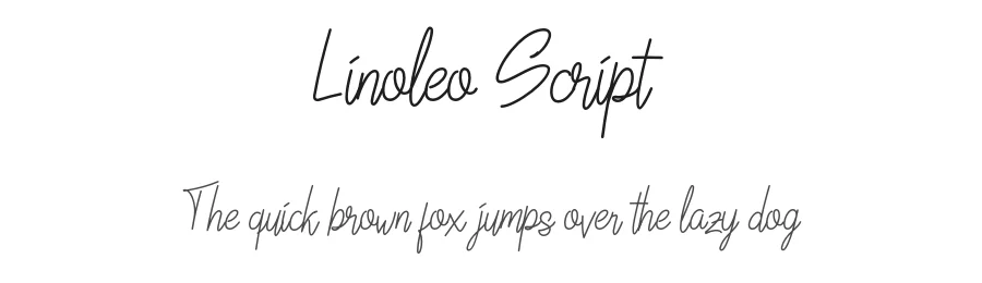 Linoleo Script