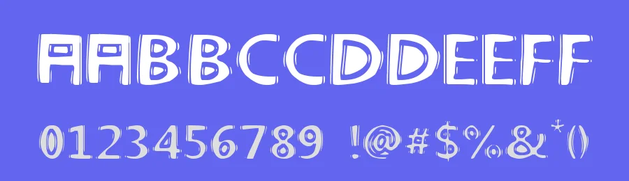 Linoleum by Woodcutter — Decorative Font — thumbnail 3