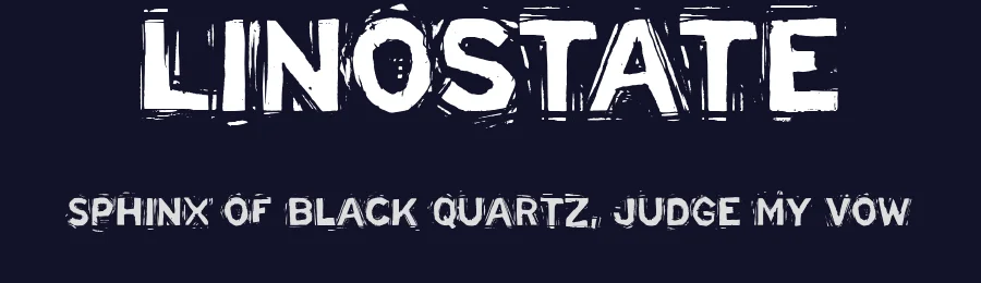 Linostate by Büro Sequenz — Decorative Font — thumbnail 2