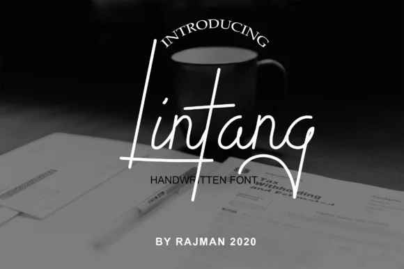 Lintang Font by khafalab β Script Handwritten Font
