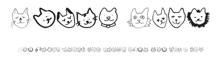 Linus Face by Astigmatic One Eye Typographic Institute — Dingbats Font