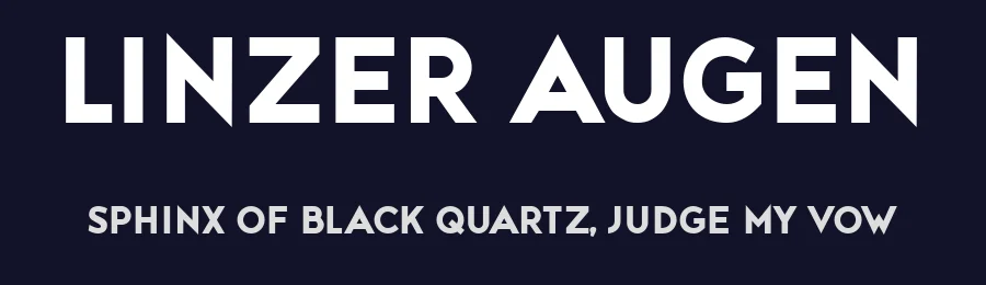 Linzer Augen by Vladimir Nikolic — Sans Serif Font — thumbnail 2
