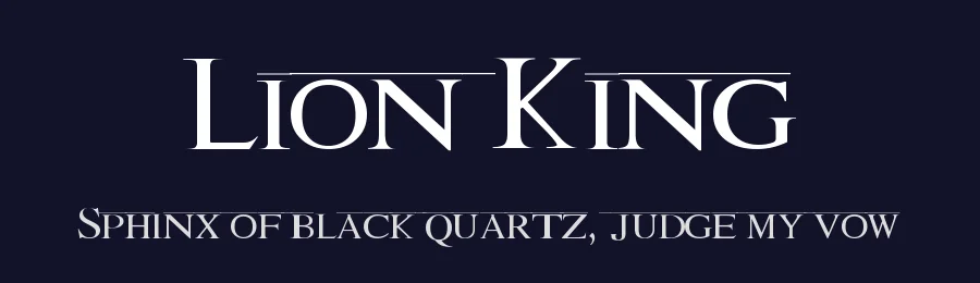 Lion King by artismelb | Melanie Blanco — Sans Serif Font — thumbnail 2