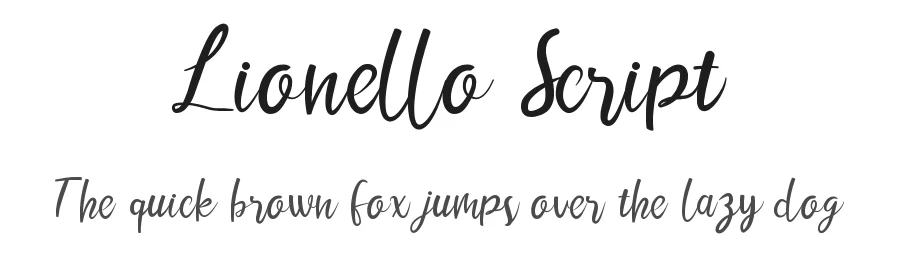 Lionello Script