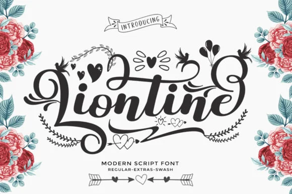Liontine Script Font by LetterFreshStudio — Script Handwritten Font