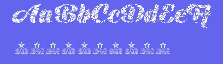Liquid Sky by Billy Argel Fonts ® — Decorative Font — thumbnail 3