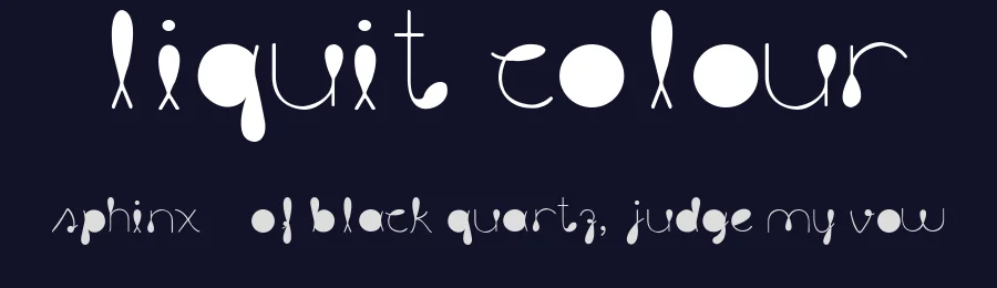 Liquit Colour by Pollo Graphic Design — Decorative Font — thumbnail 2