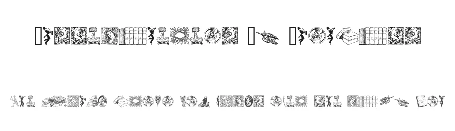 Listemagerens Ny Dingbats by Listemageren — Dingbats Font