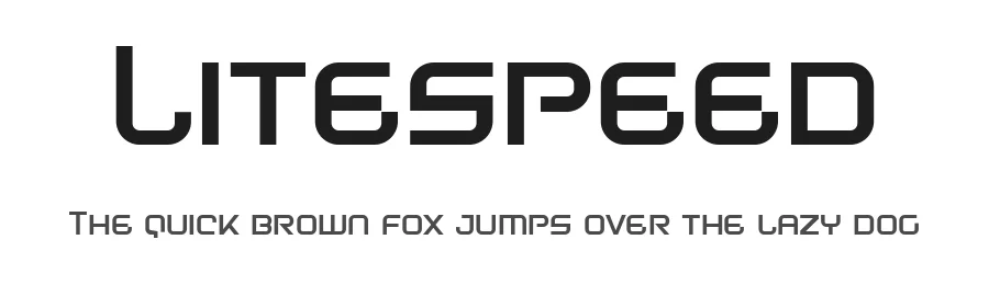 Litespeed by Tiago Sá — Display Font