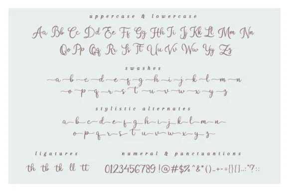 Little Bluemy Font by etigletters — Script Handwritten Font — thumbnail 5