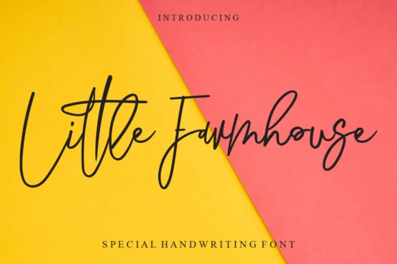 Little Farmhouse Font by Garcio — Script Handwritten Font