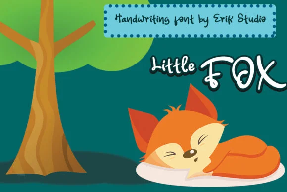 Little Fox Font by erik studio — Script Handwritten Font