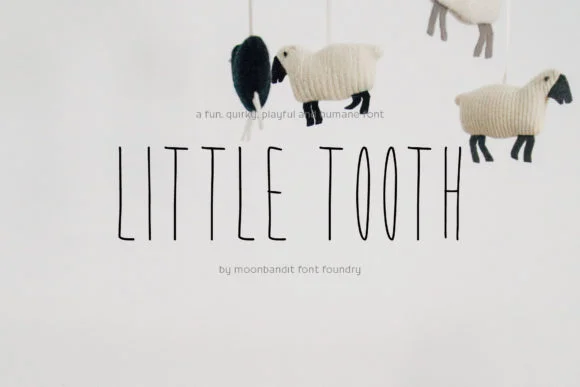 Little Tooth Font by moonbandit — Script Handwritten Font