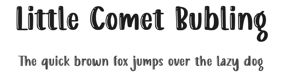 Little Comet Bubling