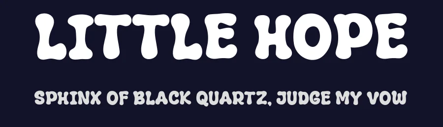Little Hope by Khurasan — Decorative Font — thumbnail 2