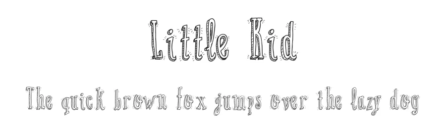 Little Kid by Galdino Otten Fonts — Decorative Font