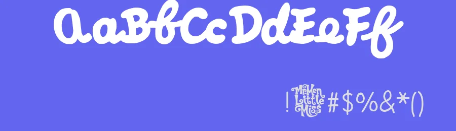Little Miss Cursive by KiddieFonts — Script Handwritten Font — thumbnail 3
