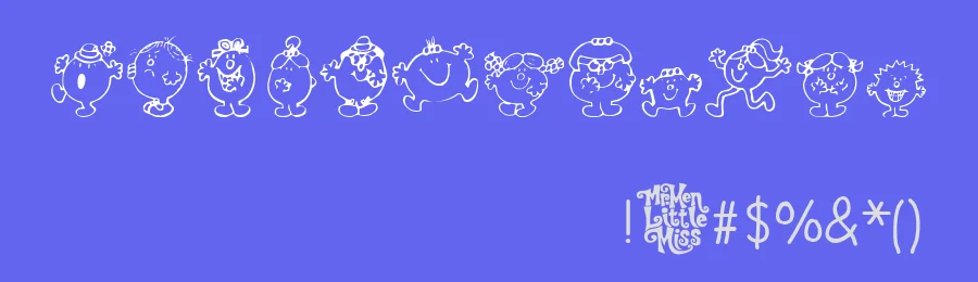 Little Miss by KiddieFonts — Dingbats Font — thumbnail 3