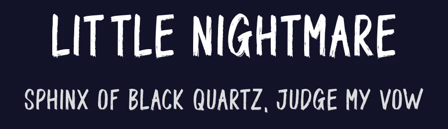 Little Nightmare by Graphix Line Studio — Decorative Font — thumbnail 2