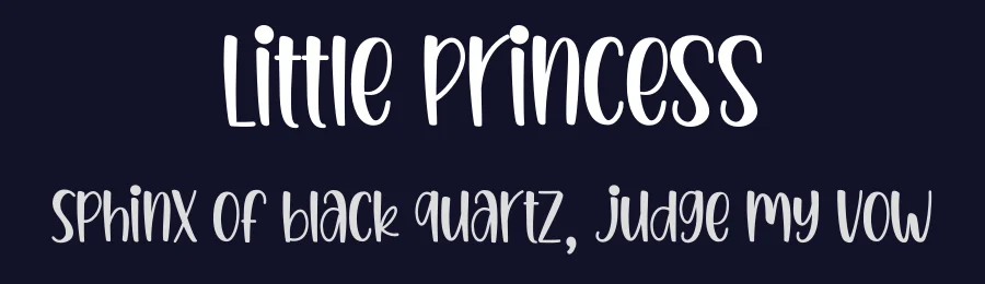 Little Princess by Nirmala Creative — Decorative Font — thumbnail 2