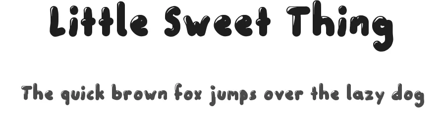 Little Sweet Thing by Brixdee — Decorative Font