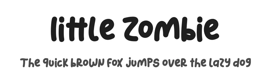 Little Zombie by The Typerex — Decorative Font