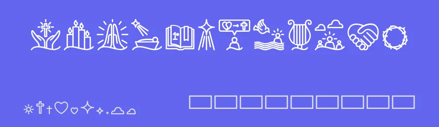 Liturgica by Kaiky Fernandez — Dingbats Font — thumbnail 3